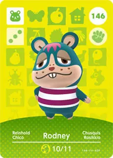 Animal Crossing Cards : Series 2 - Rodney
