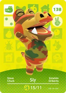 Cartes Animal Crossing : Série 2 - Chuck