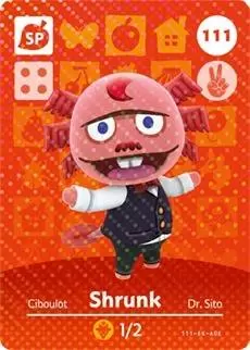 Animal Crossing Cards : Series 2 - Shrunk