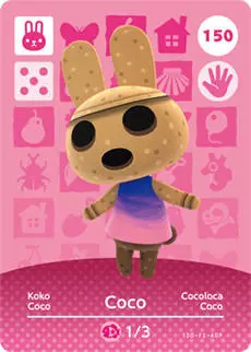 Animal Crossing Cards : Series 2 - Coco