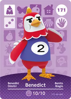 Animal Crossing Cards : Series 2 - Benedict