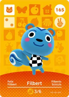 Animal Crossing Cards : Series 2 - Filbert