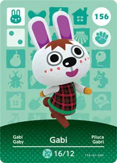 Animal Crossing Cards : Series 2 - Gabi