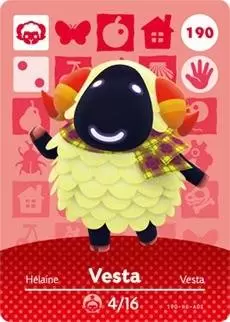 Animal Crossing Cards : Series 2 - Vesta