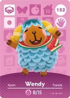 Animal Crossing Cards : Series 2 - Wendy