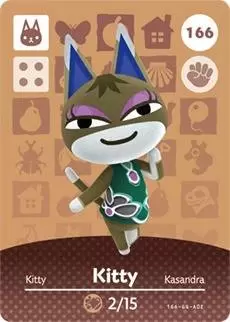 Cartes Animal Crossing : Série 2 - Kitty
