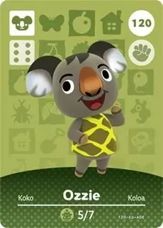 Cartes Animal Crossing : Série 2 - Koko