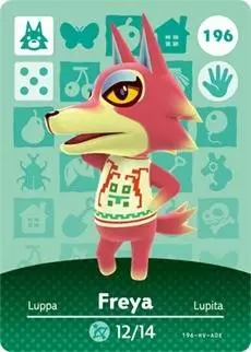 Animal Crossing Cards : Series 2 - Freya