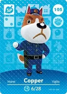 Animal Crossing Cards : Series 2 - Copper