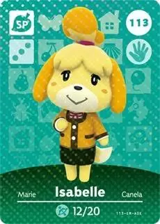 Animal Crossing Cards : Series 2 - Isabelle