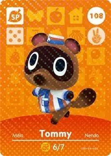 Animal Crossing Cards : Series 2 - Tommy