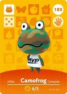 Cartes Animal Crossing : Série 2 - Milos