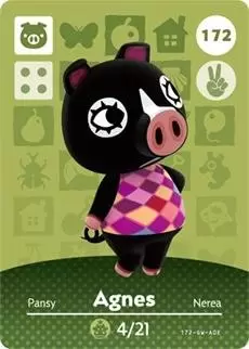 Animal Crossing Cards : Series 2 - Agnes
