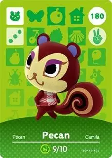 Animal Crossing Cards : Series 2 - Pecan