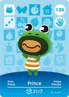 Animal Crossing Cards : Series 2 - Prince