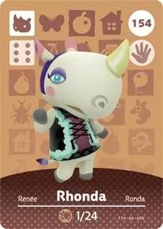 Animal Crossing Cards : Series 2 - Rhonda