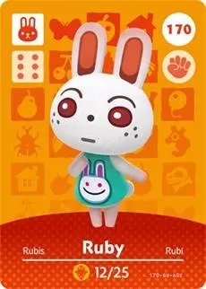Animal Crossing Cards : Series 2 - Ruby