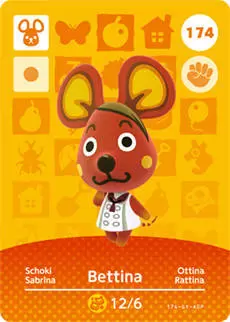 Animal Crossing Cards : Series 2 - Bettina
