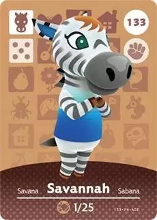 Cartes Animal Crossing : Série 2 - Savana