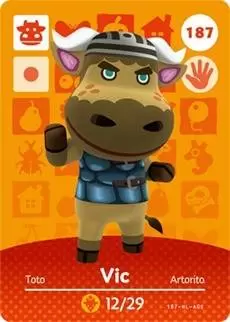 Animal Crossing Cards : Series 2 - Vic
