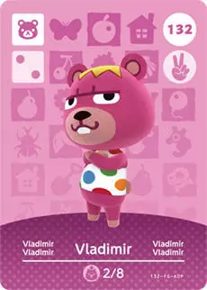Cartes Animal Crossing : Série 2 - Vladimir