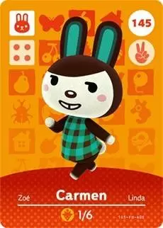 Animal Crossing Cards : Series 2 - Carmen