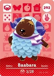 Animal Crossing Cards: Series 3 - Baabara
