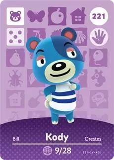 Animal Crossing Cards: Series 3 - Kody