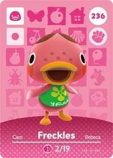 Animal Crossing Cards: Series 3 - Freckles