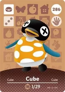 Cartes Animal Crossing : Série 3 - Cube