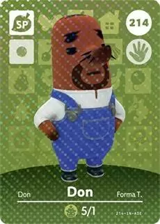 Animal Crossing Cards: Series 3 - Don