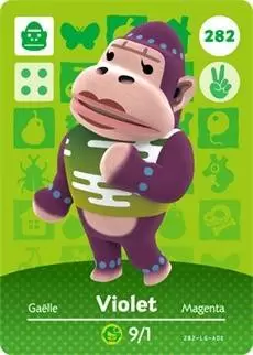 Animal Crossing Cards: Series 3 - Violet