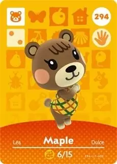 Animal Crossing Cards: Series 3 - Maple