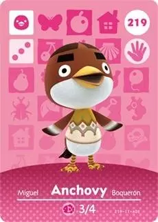 Animal Crossing Cards: Series 3 - Anchovy