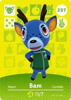 Animal Crossing Cards: Series 3 - Bam