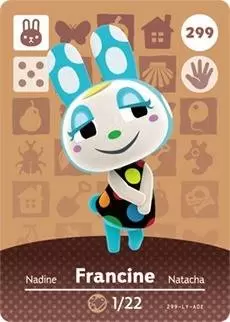 Animal Crossing Cards: Series 3 - Francine