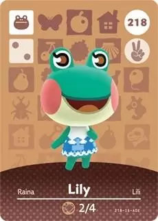 Animal Crossing Cards: Series 3 - Lily