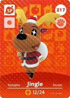 Cartes Animal Crossing : Série 3 - Rodolphe