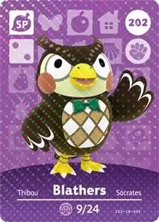 Animal Crossing Cards: Series 3 - Blathers