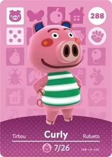 Animal Crossing Cards: Series 3 - Curly