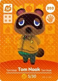 Cartes Animal Crossing : Série 3 - Tom Nook