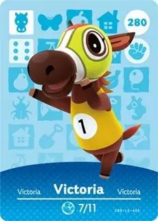 Cartes Animal Crossing : Série 3 - Victoria