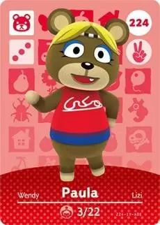 Animal Crossing Cards: Series 3 - Paula