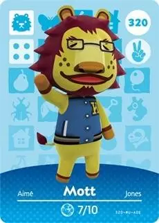 Animal Crossing Cards: Series 4 - Mott