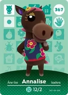 Animal Crossing Cards: Series 4 - Annalise