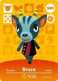 Animal Crossing Cards: Series 4 - Bruce