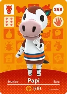 Animal Crossing Cards: Series 4 - Papi