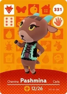 Animal Crossing Cards: Series 4 - Pashmina
