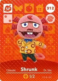 Animal Crossing Cards: Series 4 - Shrunk