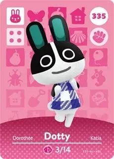 Animal Crossing Cards: Series 4 - Dotty